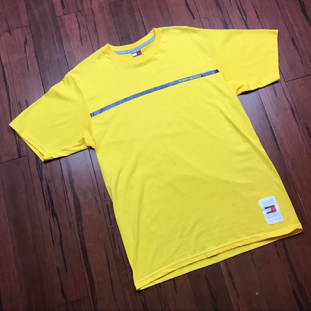 Yellow TOMMY HILFIGER Vintage Logo Flag T-Shirt